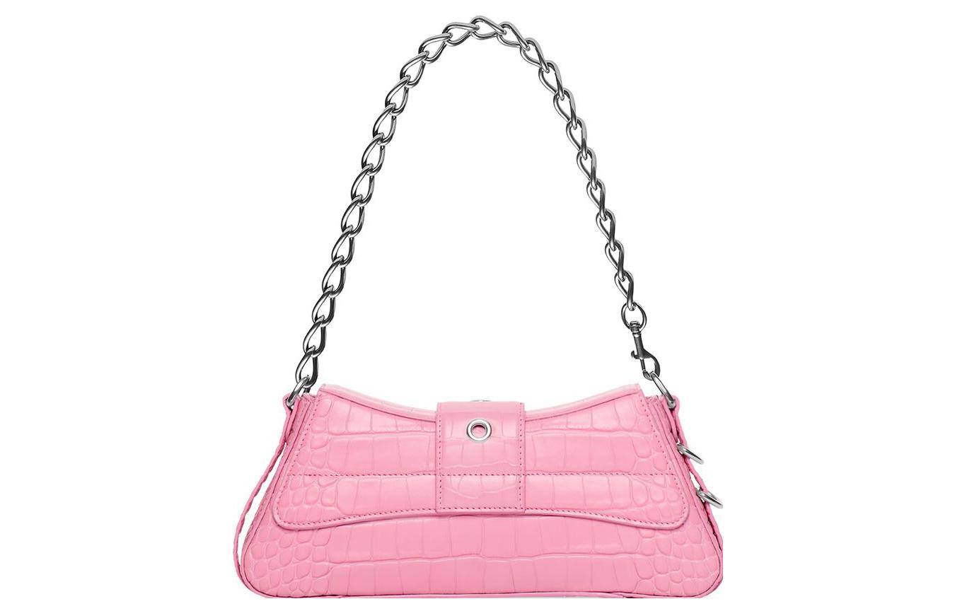 Сумка женская Balenciaga Lindsay Small Shoulder Bag светло-розовая