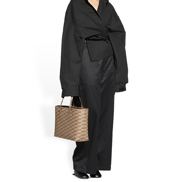 Плечевая сумка женская Balenciaga 702698210DH2762, бежевый