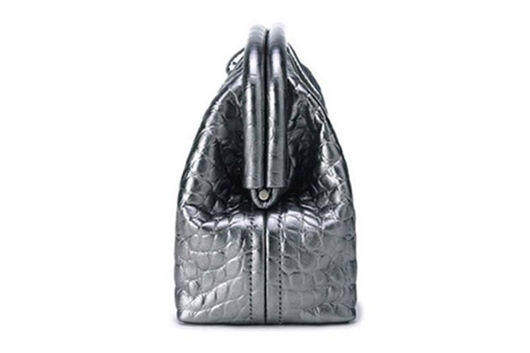 Женская сумка Balenciaga Editor Clutch XS серебристо-металлизированный