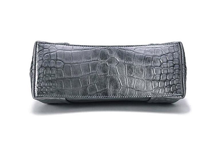 Женская сумка Balenciaga Editor Clutch XS серебристо-металлизированный