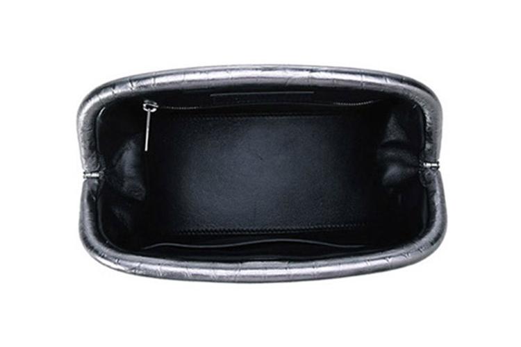 Женская сумка Balenciaga Editor Clutch XS серебристо-металлизированный