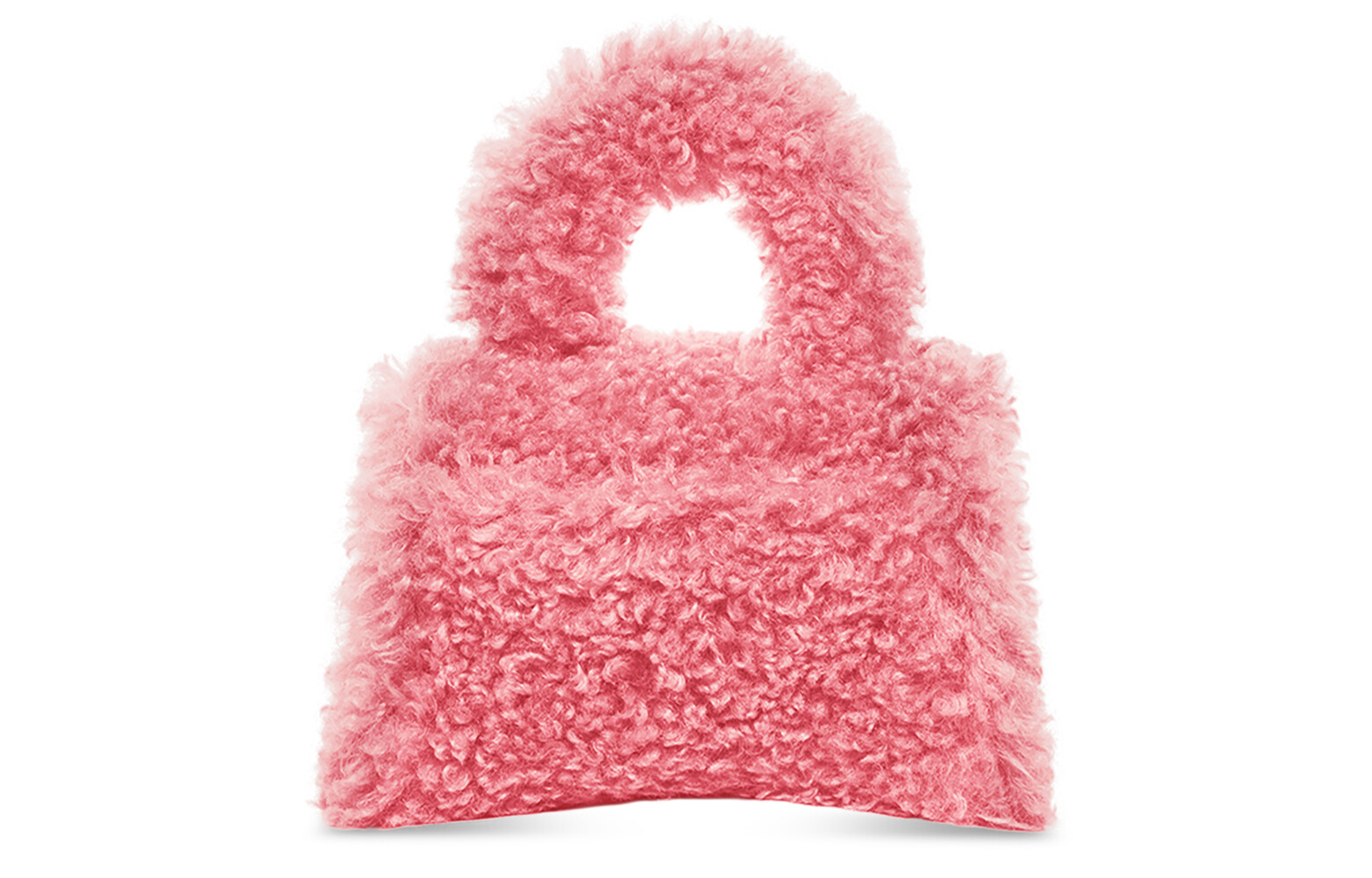 Сумка женская Balenciaga Furryhourglass Mini, pink