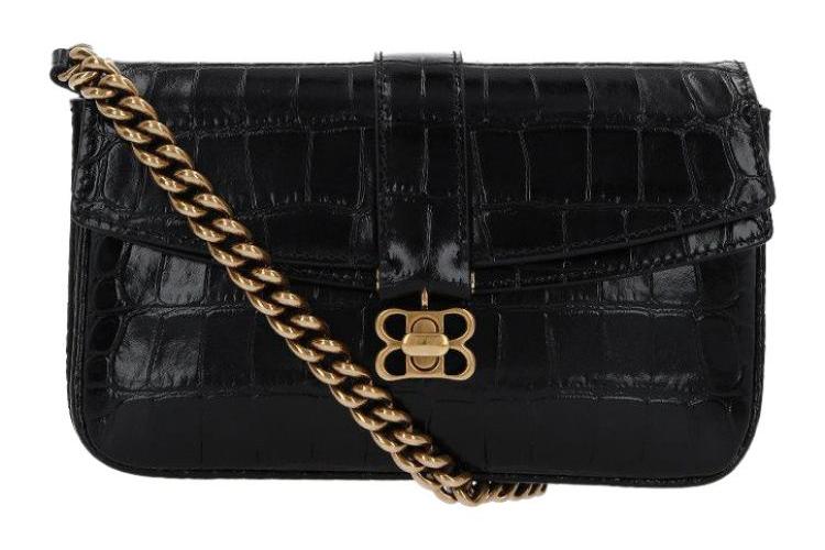 Сумка женская Balenciaga 695543210AO1000 черная-золотая