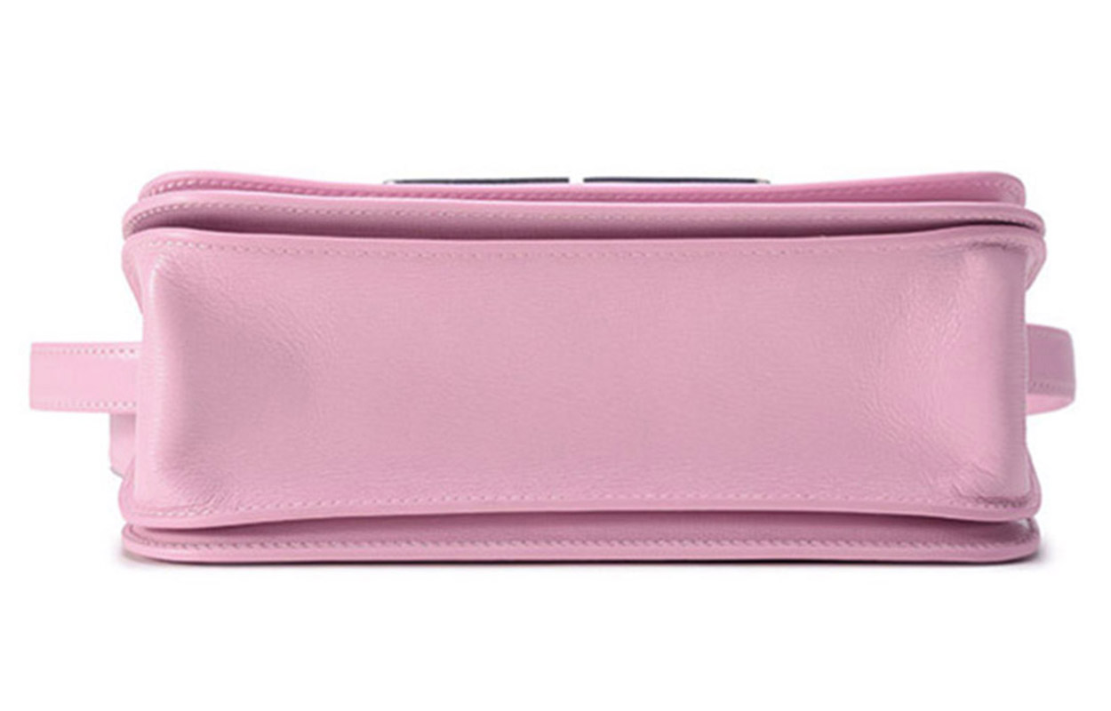 Женская сумка Balenciaga Gossip Small Leather Shoulder Bag светло-розовая