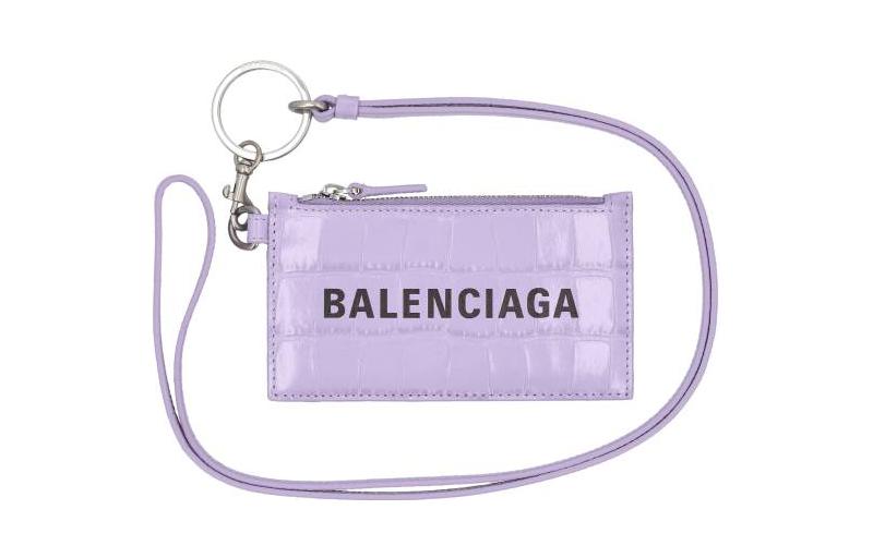 Кредитница женская Balenciaga 5945481LRR35360, lavender-black