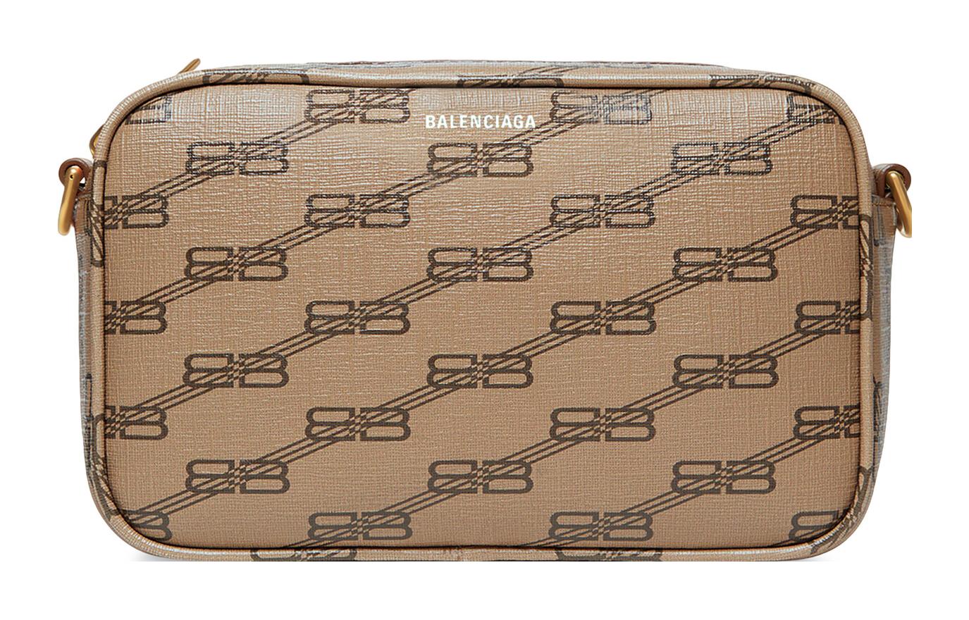 Сумка женская Balenciaga Signature Monogram, beige-brown
