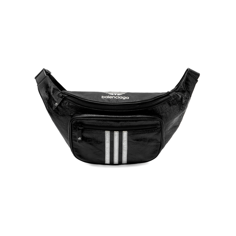 Мужская сумка Balenciaga X Adidas Belt Bag черная