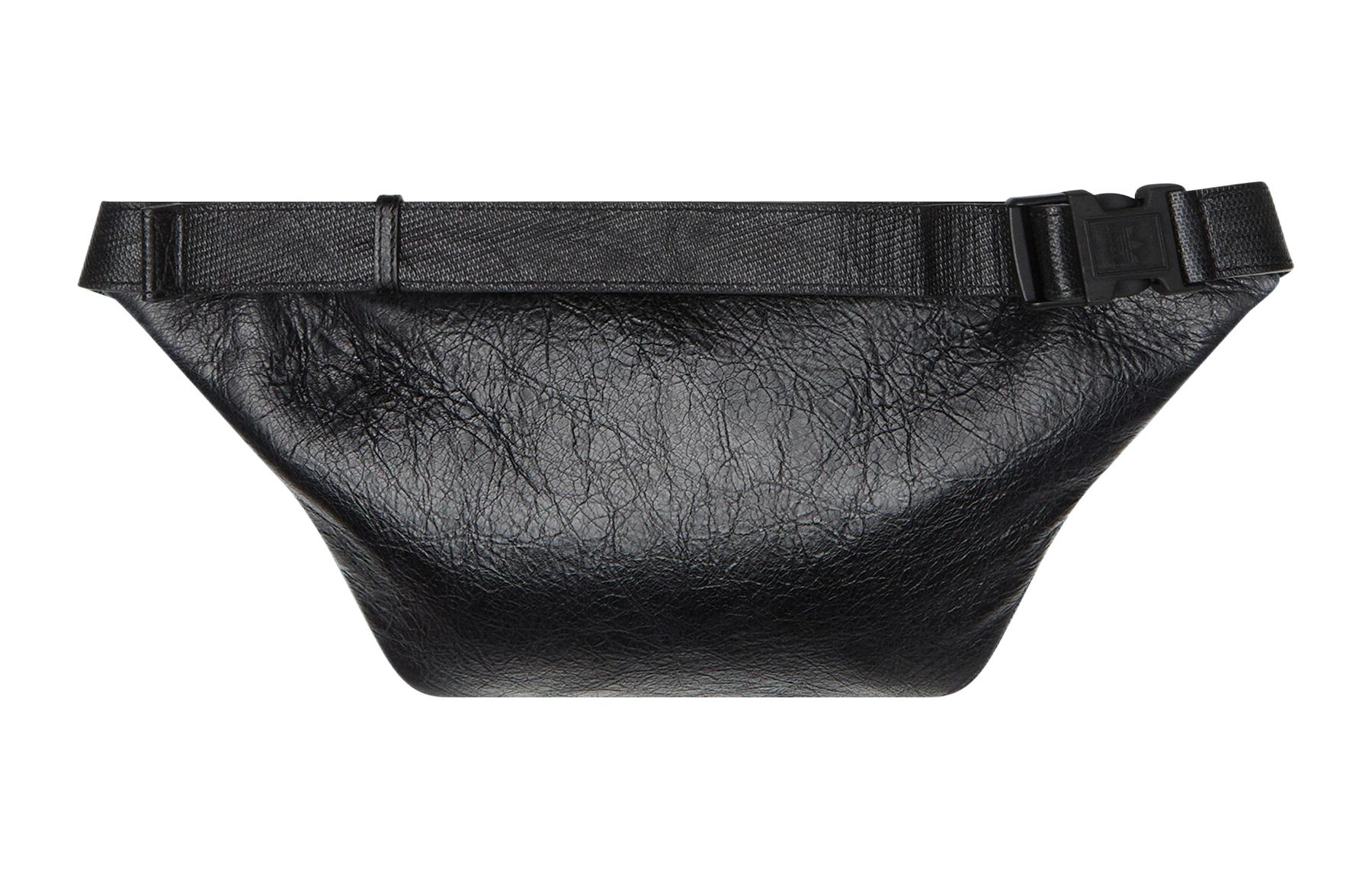 Мужская сумка Balenciaga X Adidas Belt Bag черная