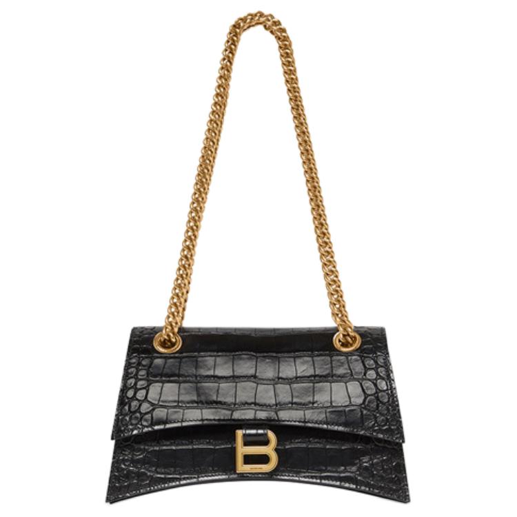 Сумка женская Balenciaga Crush Chain черная