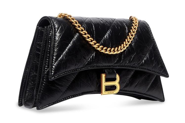 Сумка женская Balenciaga Crush XS Chain черная