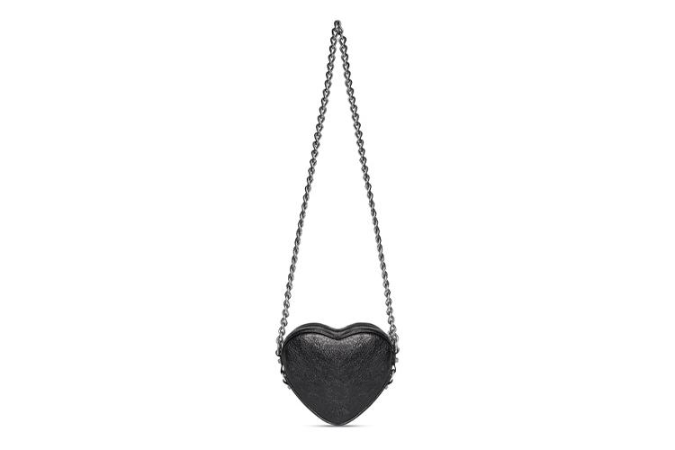 Сумка женская Balenciaga Le Cagole Heart Mini Bag черная