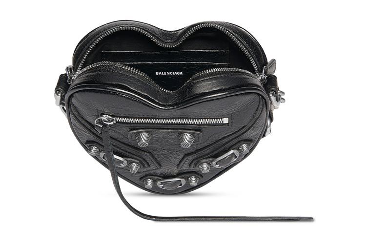 Сумка женская Balenciaga Le Cagole Heart Mini Bag черная