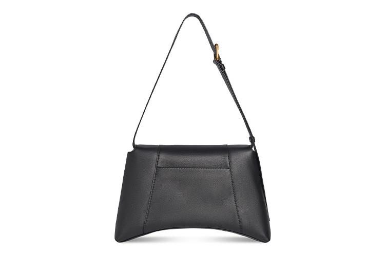 Плечевая сумка женская Balenciaga Downtown Medium черная