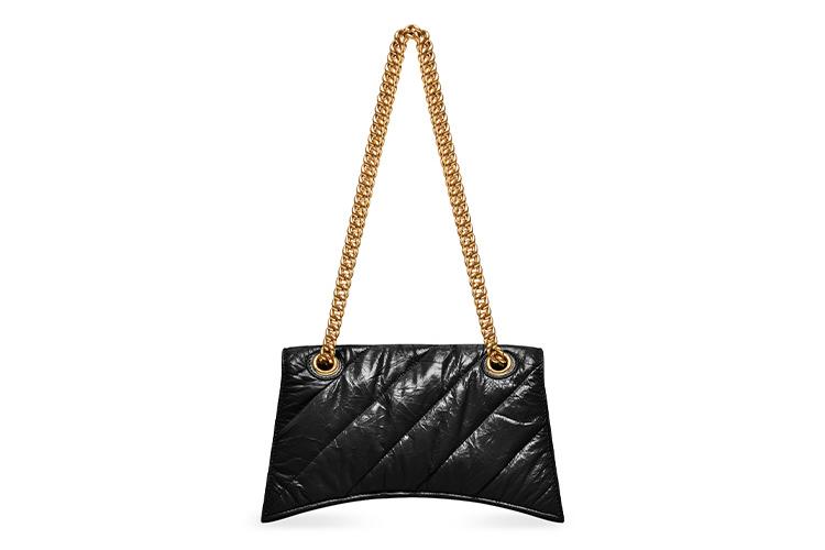Сумка женская Balenciaga Crush Small Chain Bag черная