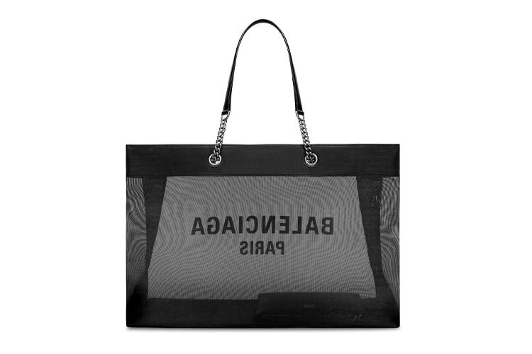 Сумка женская Balenciaga Duty Free Large черно-серая
