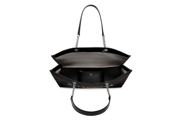 Сумка женская Balenciaga Duty Free Large черно-серая