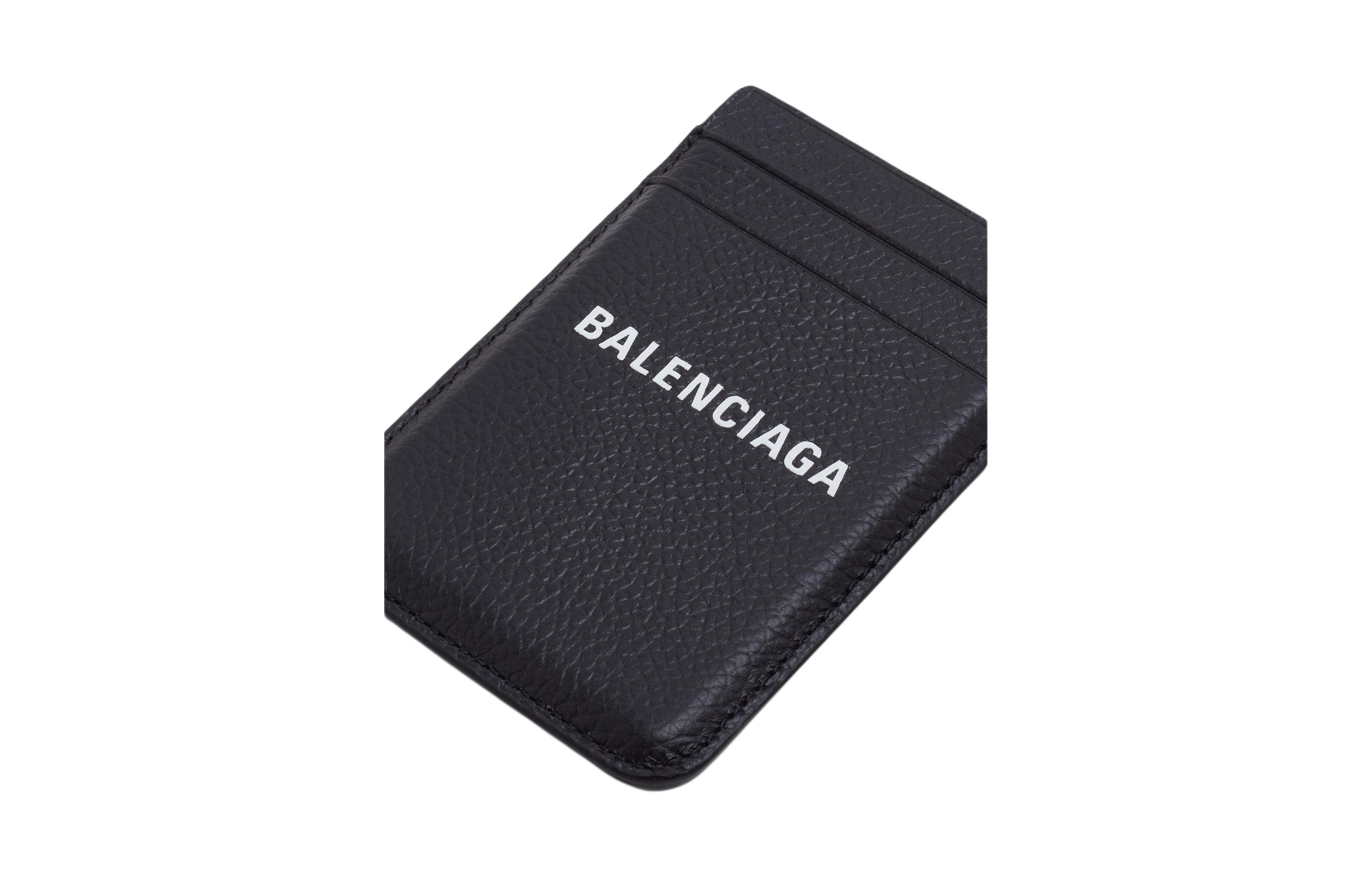 Держатель для карт женский Balenciaga Cash Magnet 2 черный/белый