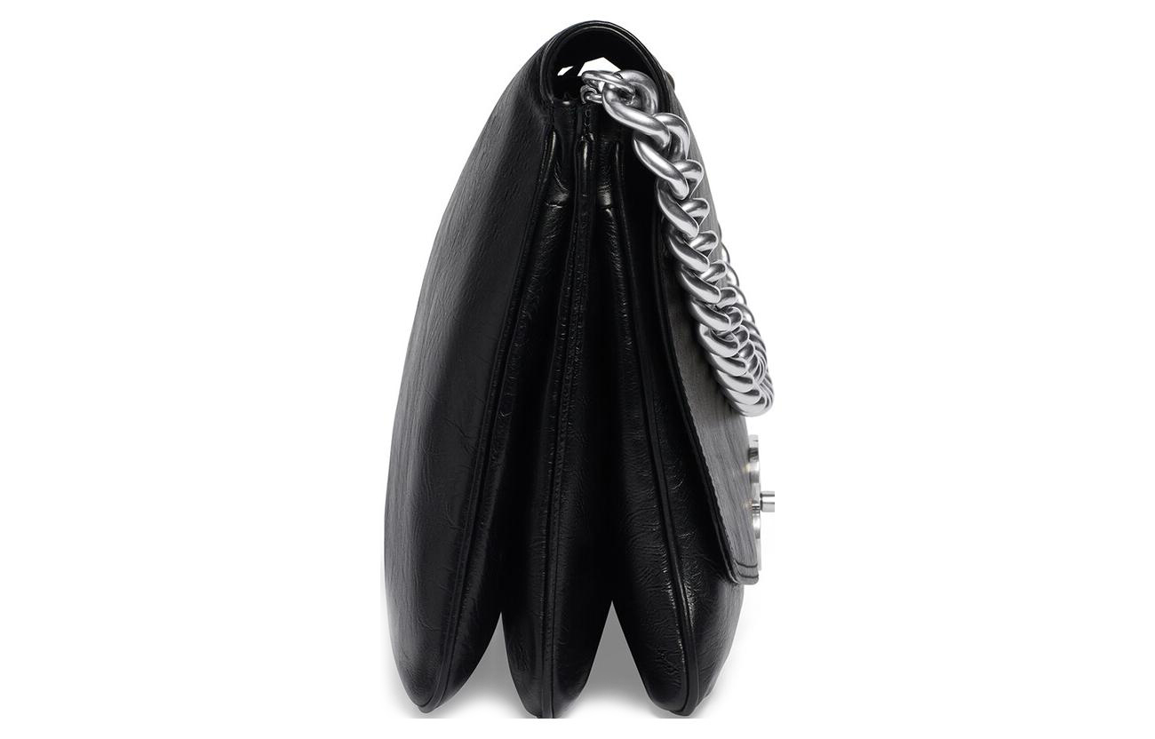 Сумка женская Balenciaga Bb Soft Large Flap Bag черная