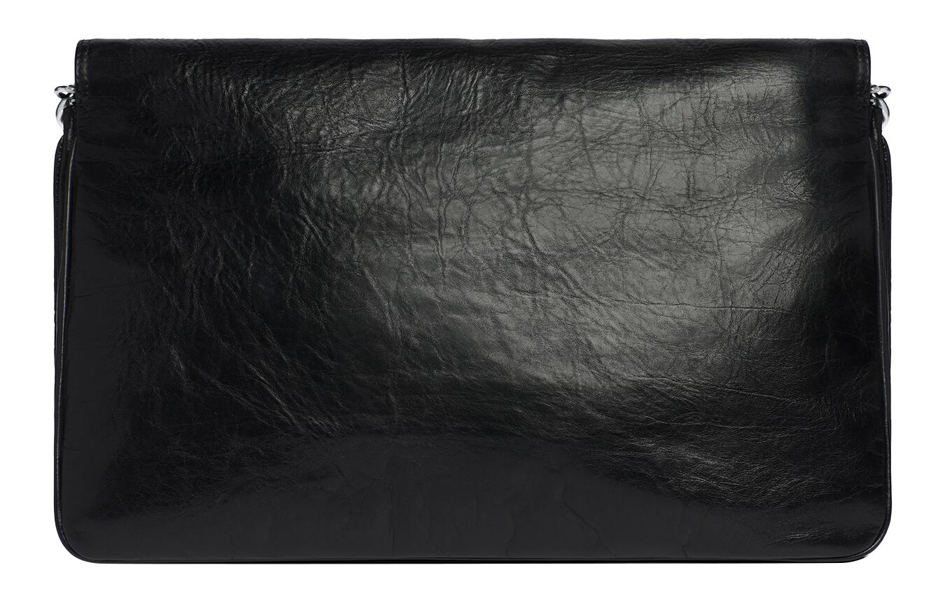 Сумка женская Balenciaga Bb Soft Large Flap Bag черная