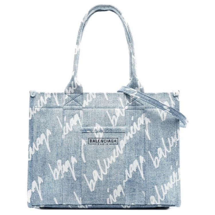 Сумка женская Balenciaga 6714022105K светло-голубая