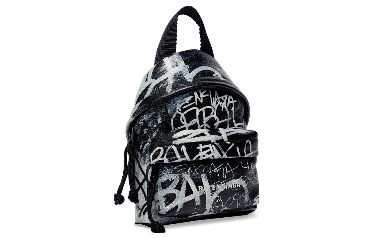 Рюкзак мужской Balenciaga Explorer Sheepskin Mini черный