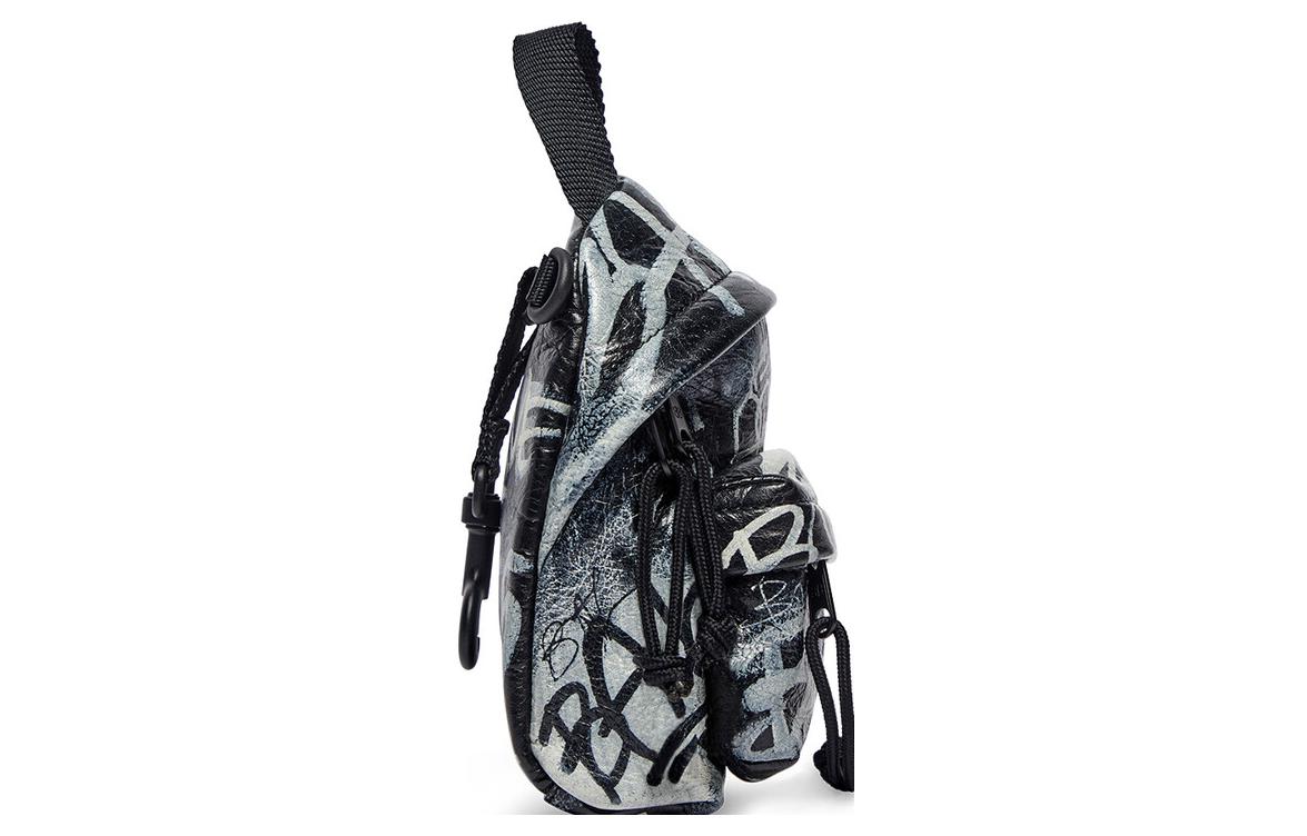 Рюкзак мужской Balenciaga Explorer Sheepskin Mini черный