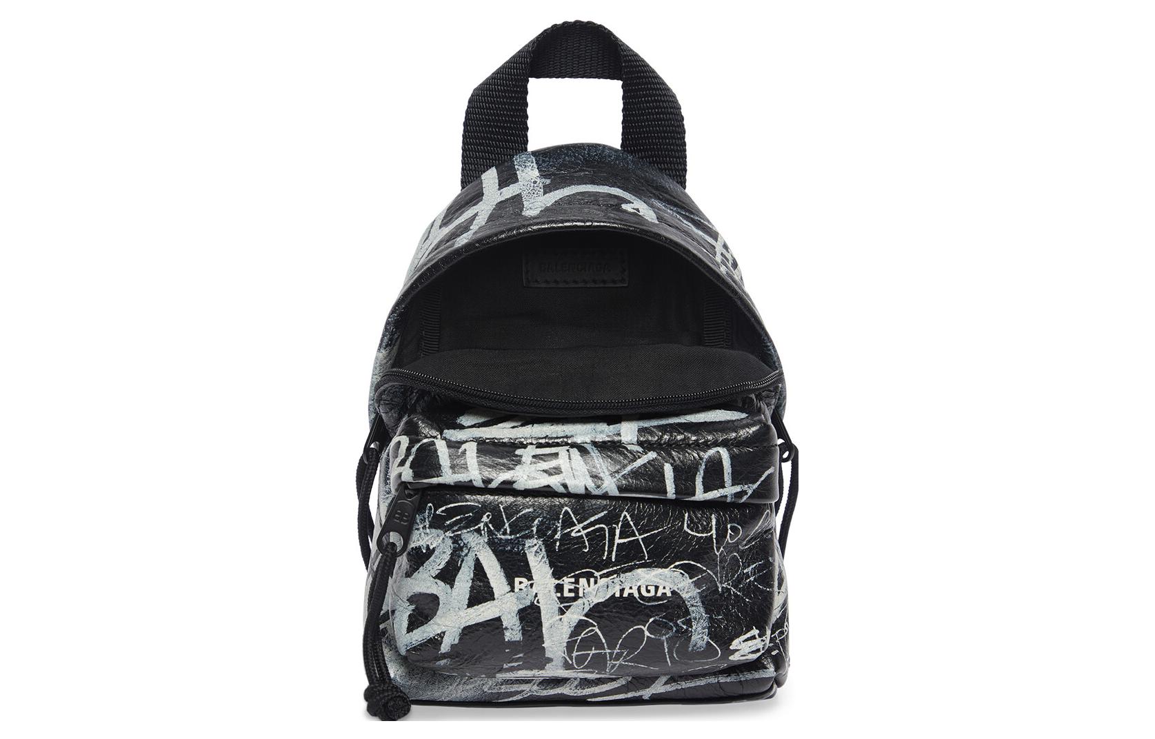 Рюкзак мужской Balenciaga Explorer Sheepskin Mini черный