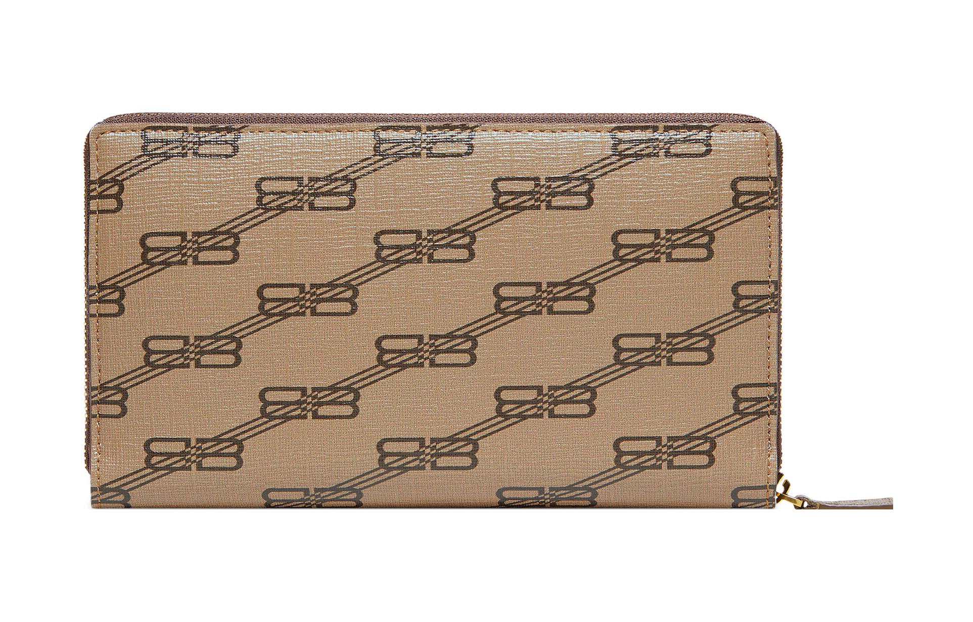 Кошелек женский Balenciaga 594317210DA2762 бежево-коричневый