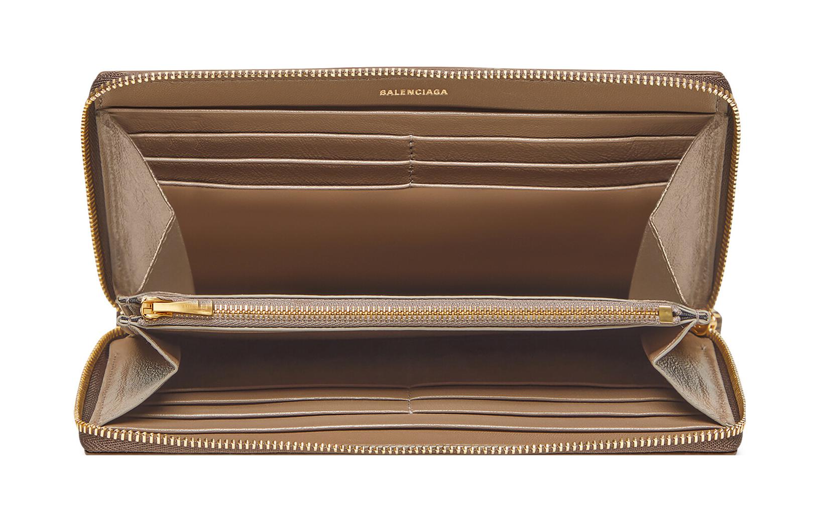 Кошелек женский Balenciaga 594317210DA2762 бежево-коричневый