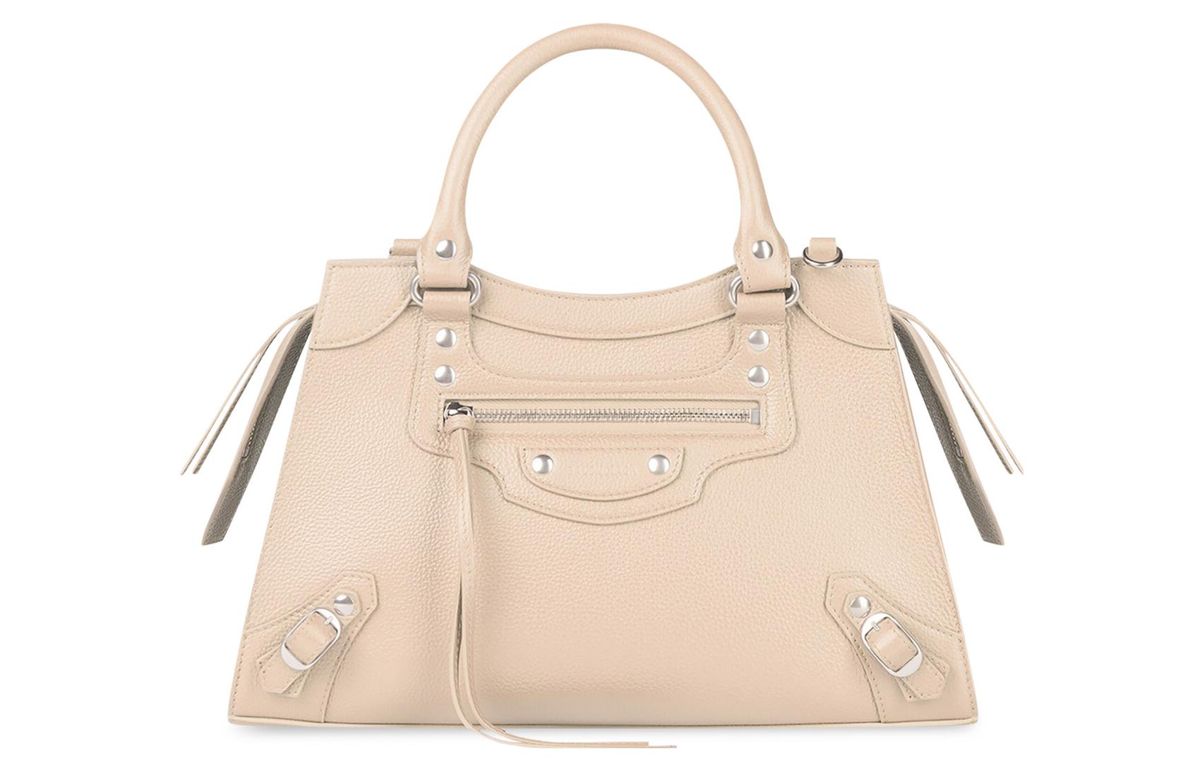 Сумка женская Balenciaga Neo Classic светло-бежевого цвета