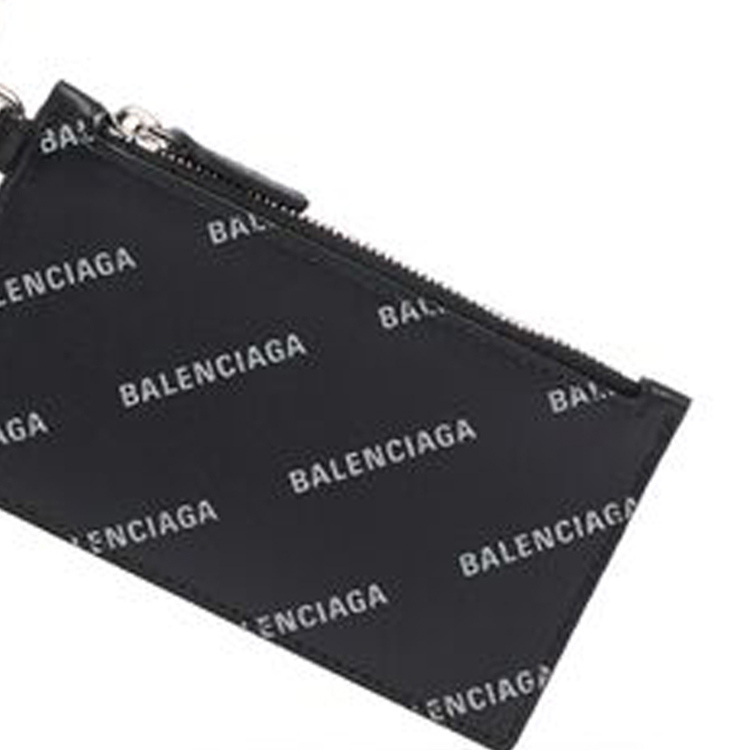 Кредитница мужская Balenciaga Cash Cow Card Holder Regular черная