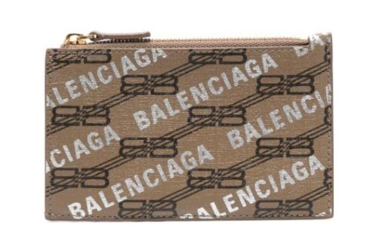 Кредитница женская Balenciaga 6405352AAH1 бежевый
