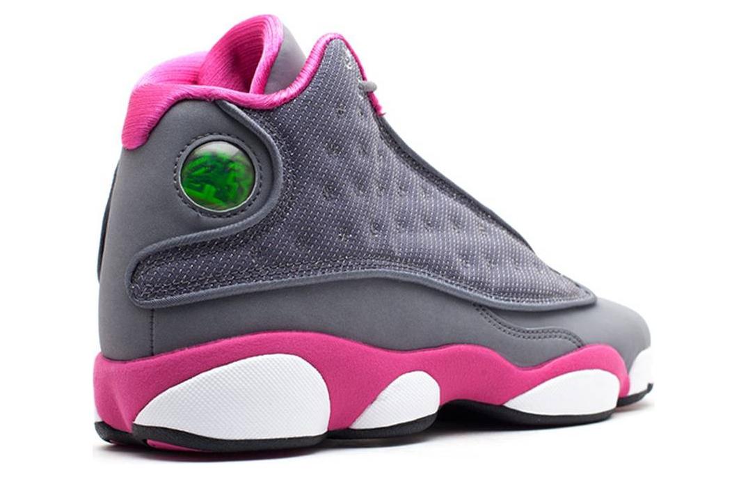 Кроссовки женские Air Jordan 13 Retro 'Grey Fusion Pink' винтажные, 36 EU