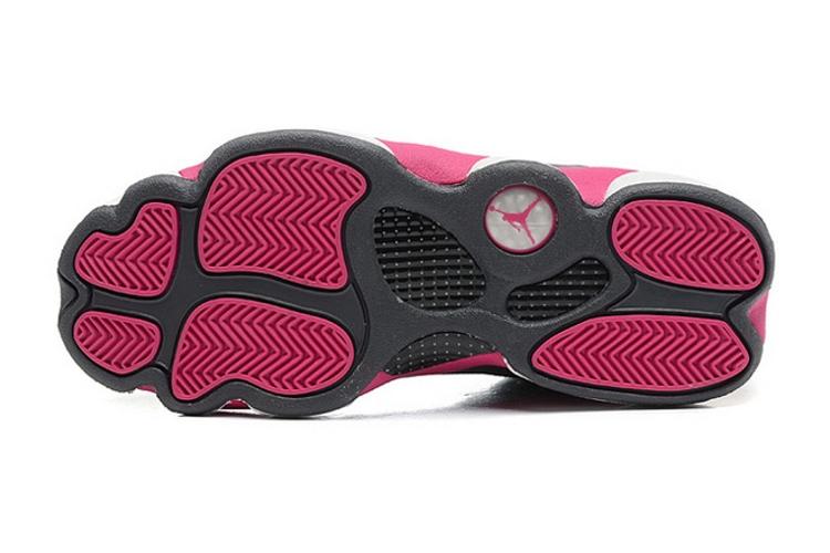 Кроссовки женские Air Jordan 13 Retro 'Grey Fusion Pink' винтажные, 36 EU