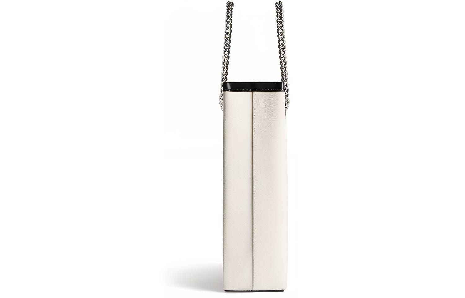 Сумка женская Balenciaga Duty Free белая-черная