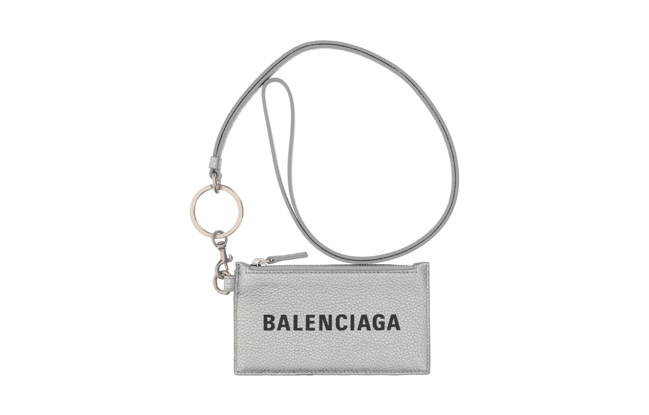 Кредитница женская Balenciaga 59454815YN38160 серебристая