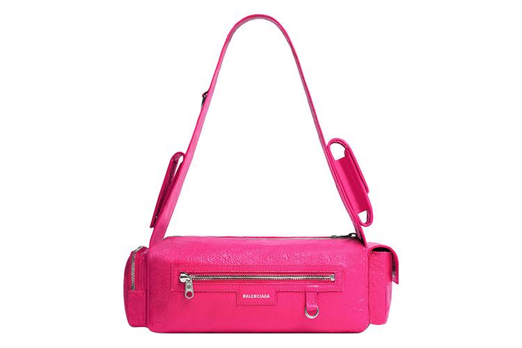 Сумка женская Balenciaga Superbusy ярко розовая