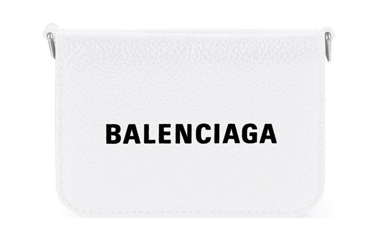 Женский кошелек Balenciaga Mini Wallet белый