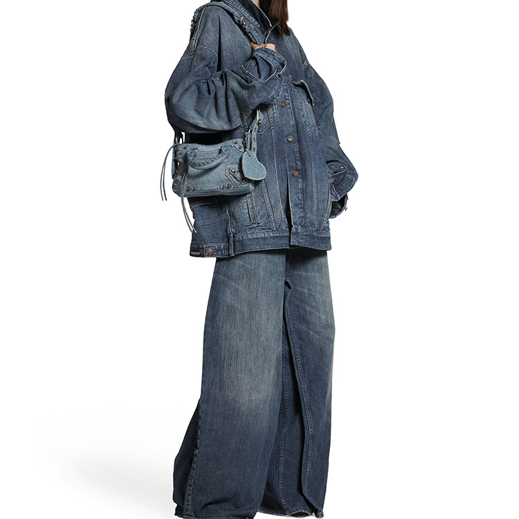 Сумка женская Balenciaga Neo Cagole Small Tote Bag, синий