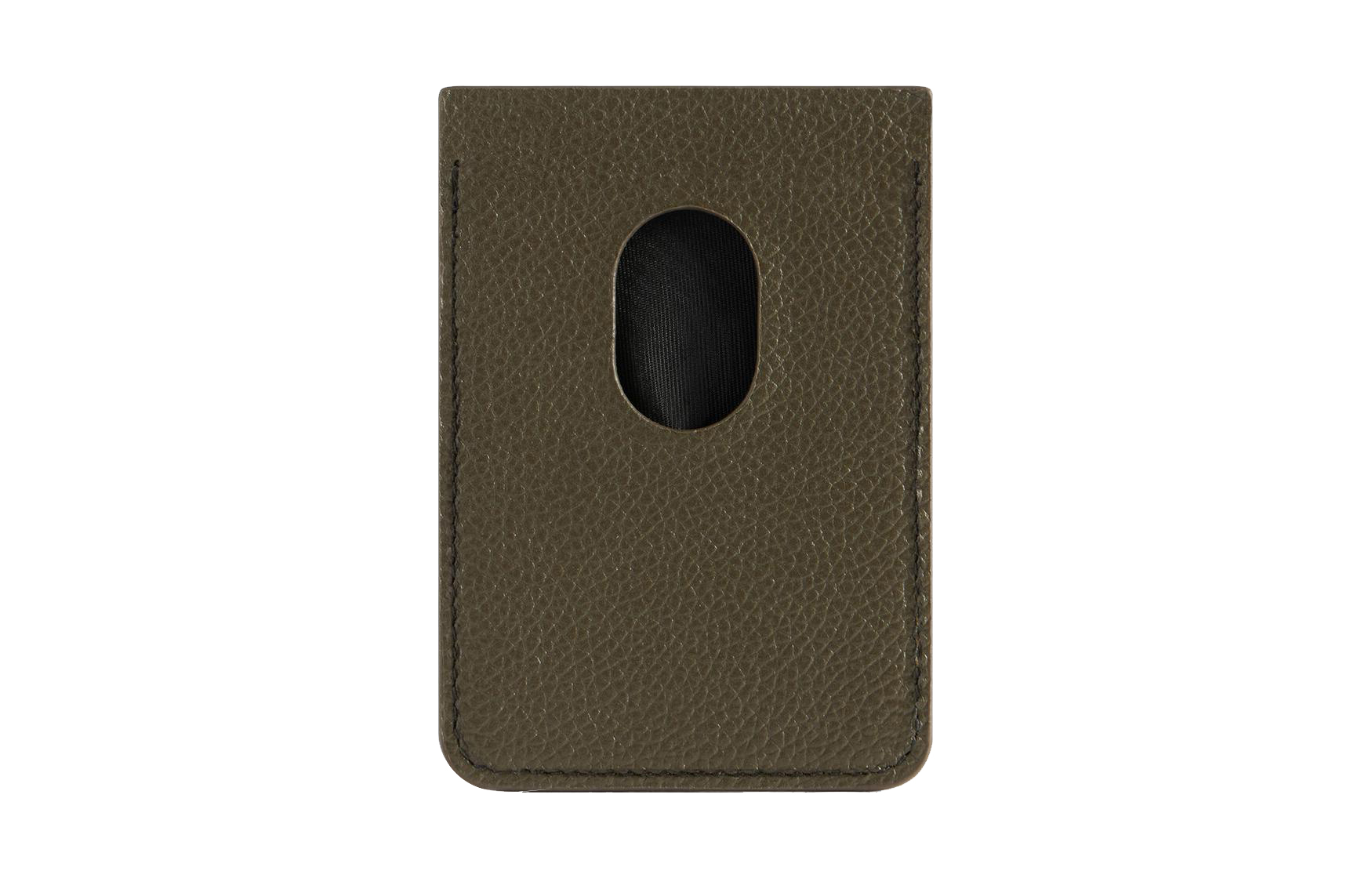 Кредитница мужская Balenciaga 6758352AAYH3190 тёмно-зелёного и белого цвета