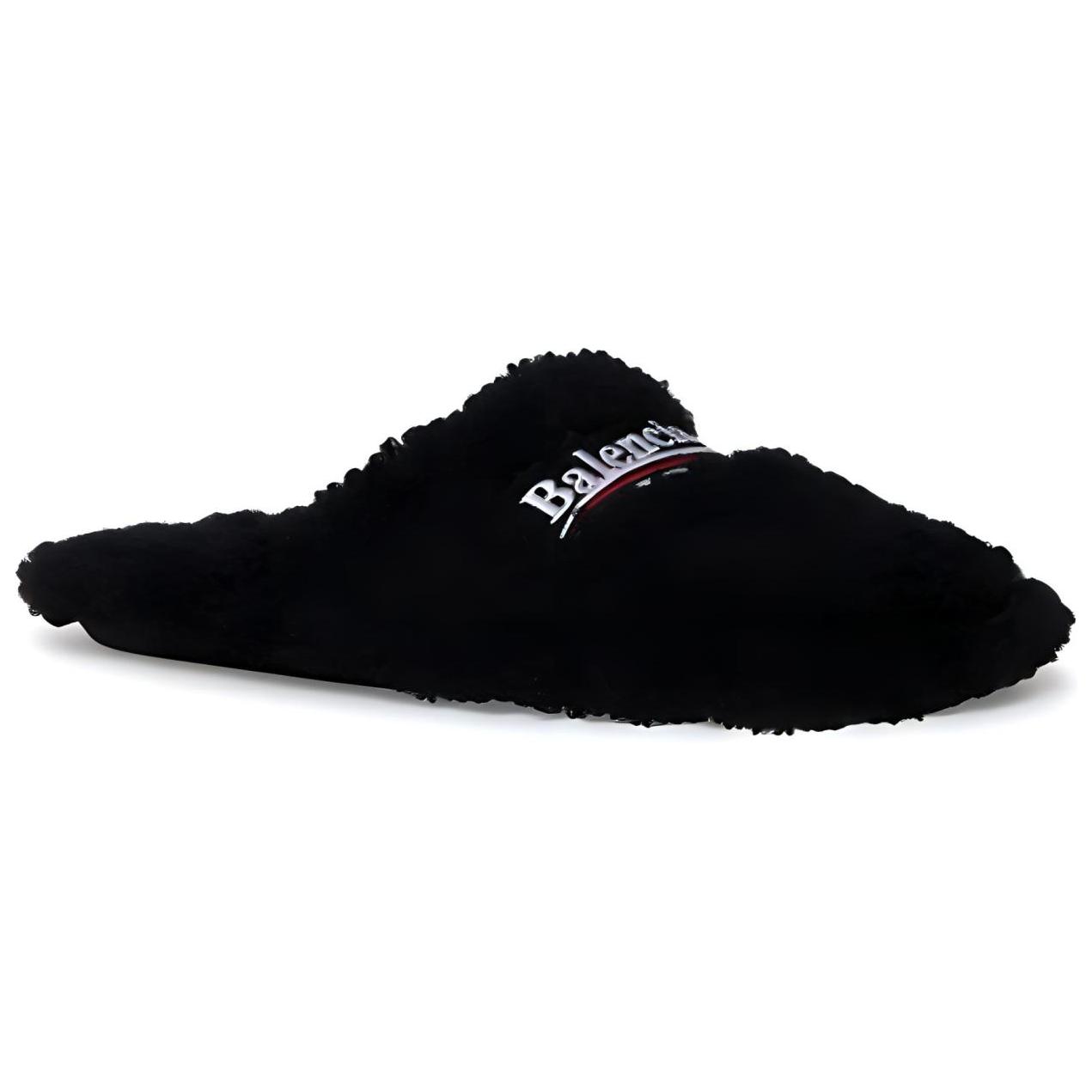 Домашние тапочки мужские Balenciaga 694799W2DO11096 черные, 42 EU