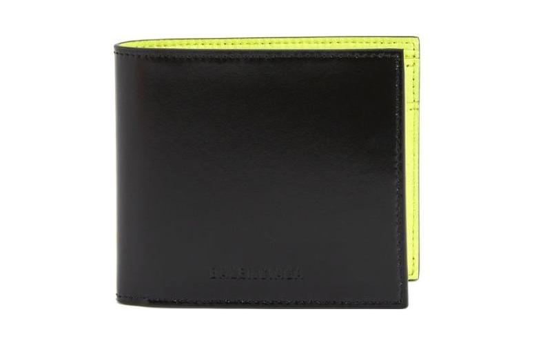 Кошелек мужской Balenciaga 66403823VHY1073 черно-зеленый