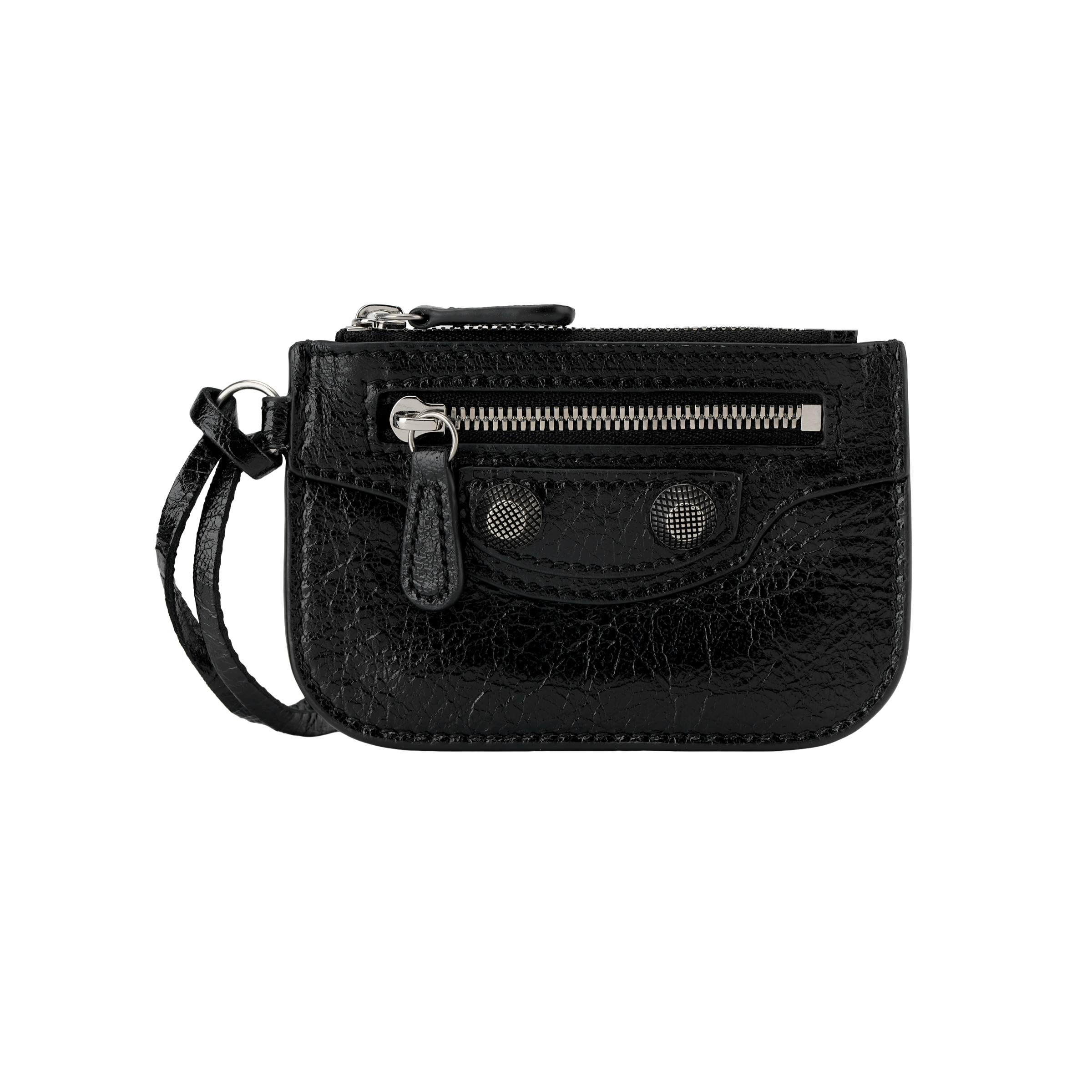 Косметичка женская Balenciaga Le Cagole Lambskin черная