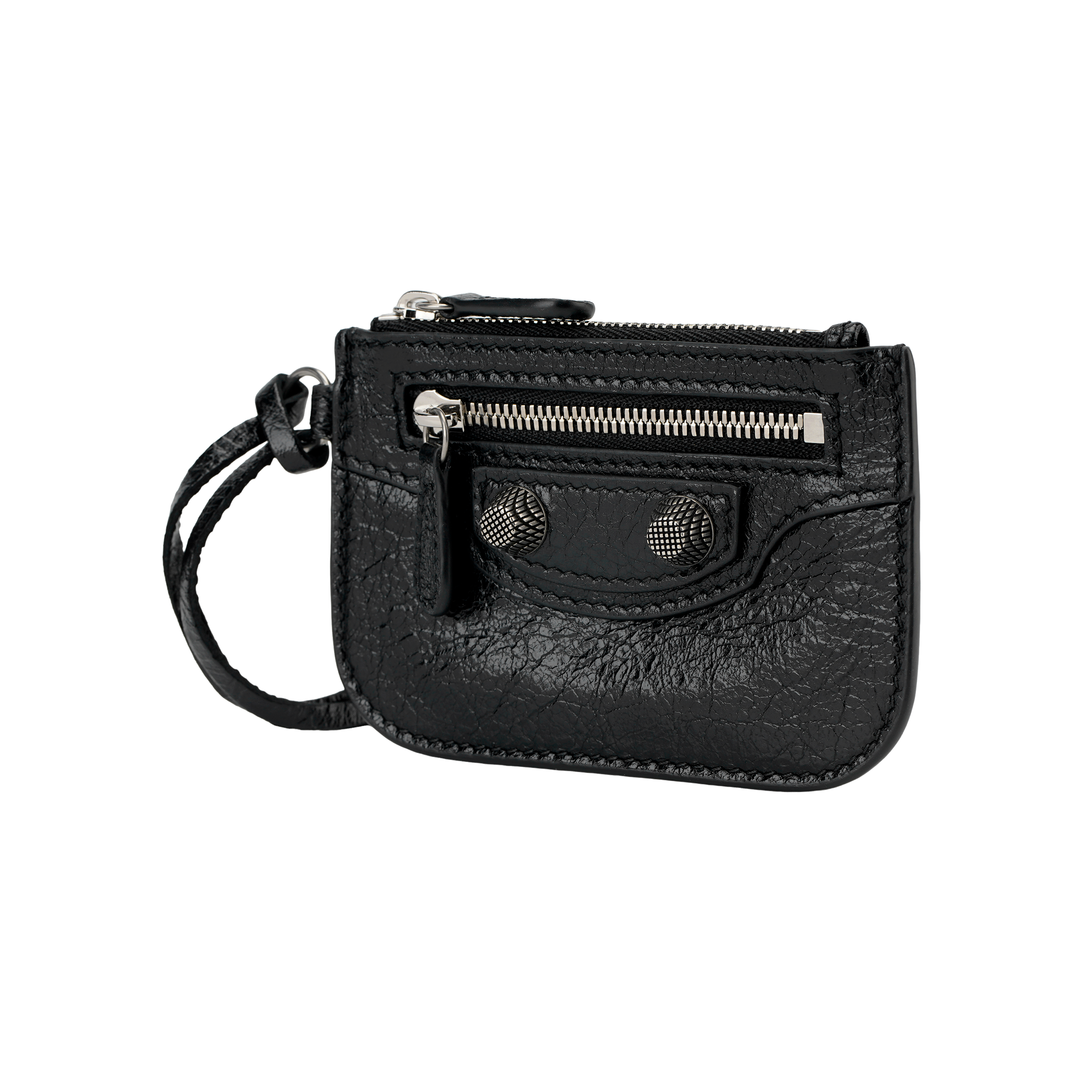 Косметичка женская Balenciaga Le Cagole Lambskin черная