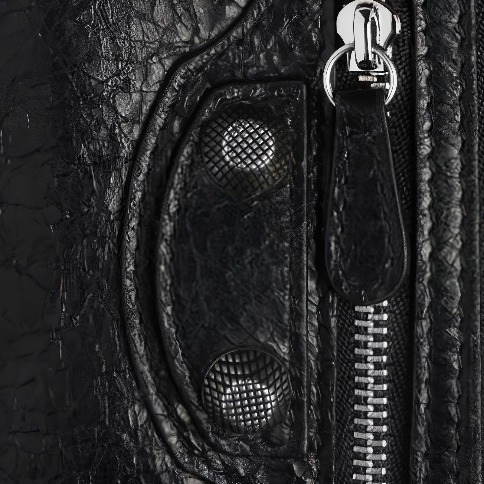 Косметичка женская Balenciaga Le Cagole Lambskin черная