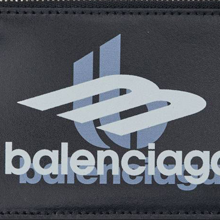 Мужские кошельки Balenciaga 5945482AAPK1090 черные-серые