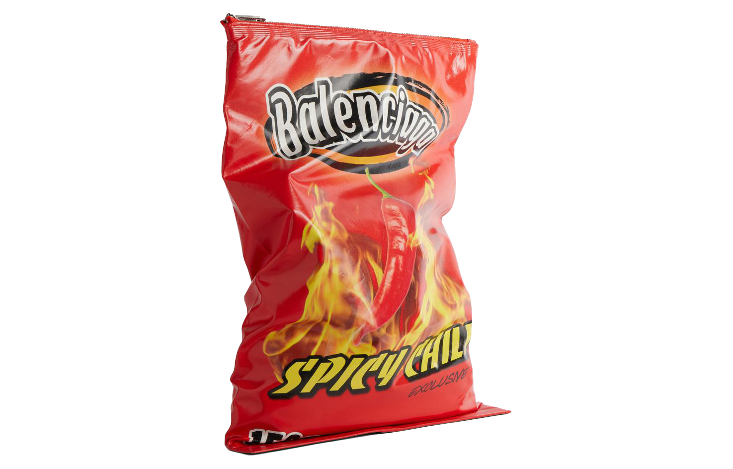 Клатч женский Balenciaga Potato Chip Bag красный