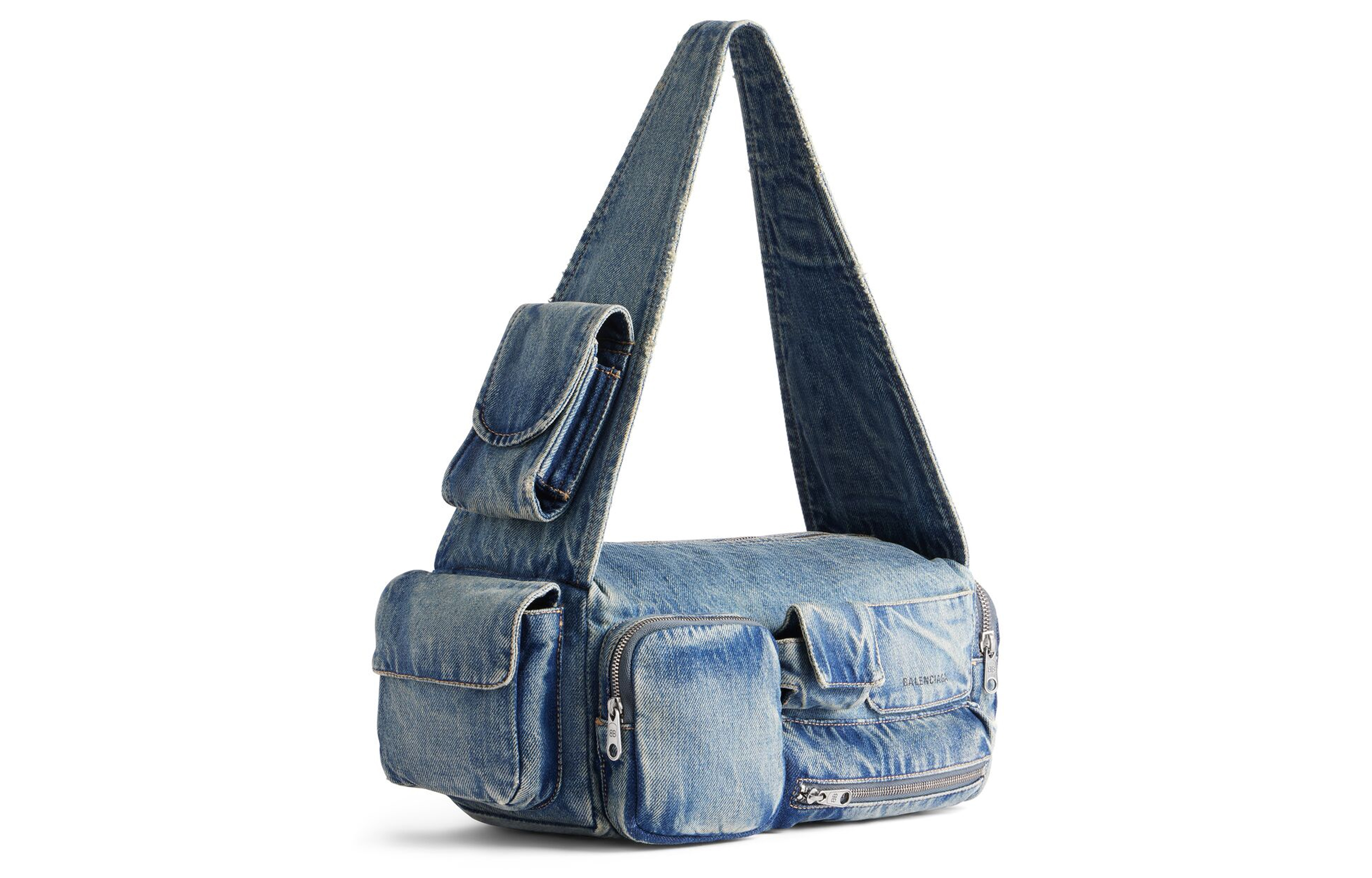 Сумка мужская Balenciaga Superbusy, denim