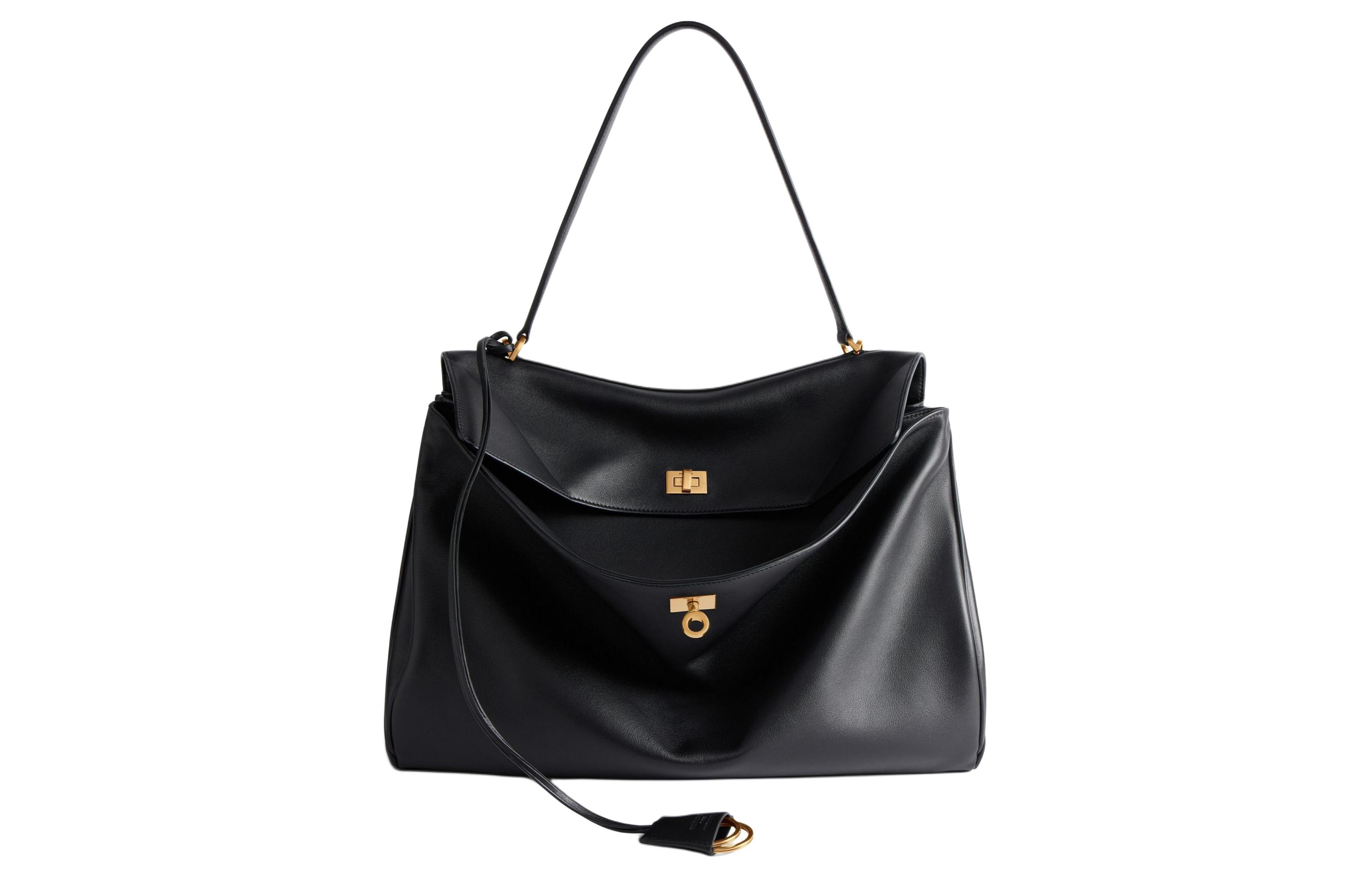 Сумка женская Balenciaga Rodeo Large black-gold