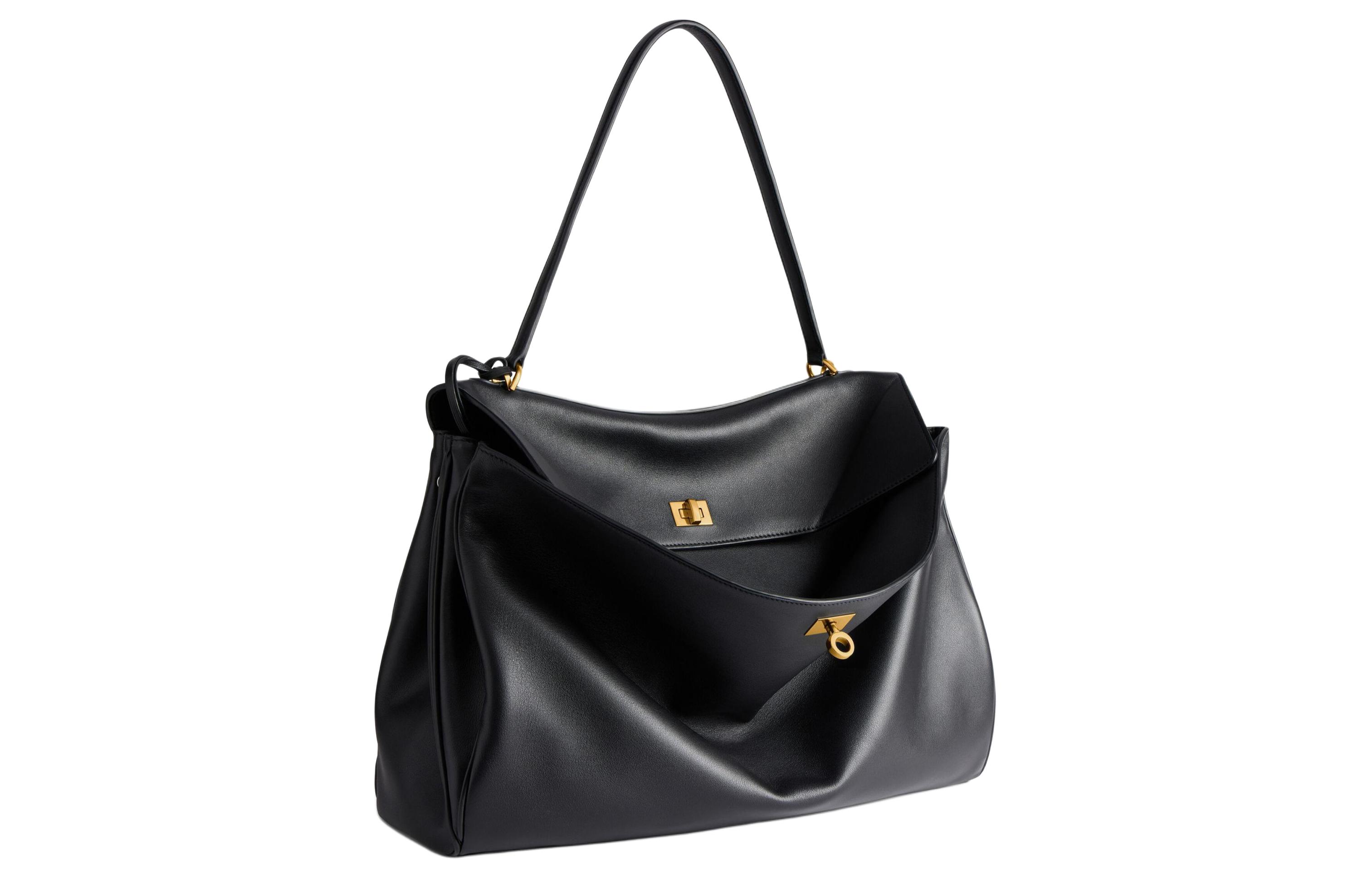 Сумка женская Balenciaga Rodeo Large black-gold